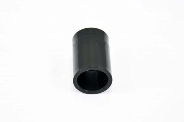 Clipper Vac Hose Adaptor, a black plastic cylindrical connector, shown against a plain white background.